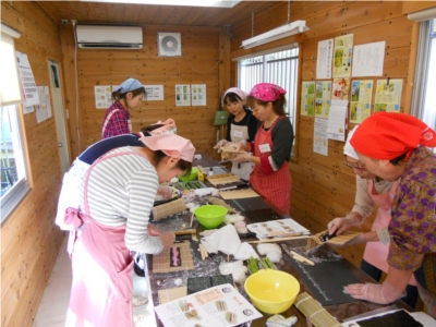 祭り寿司教室の様子