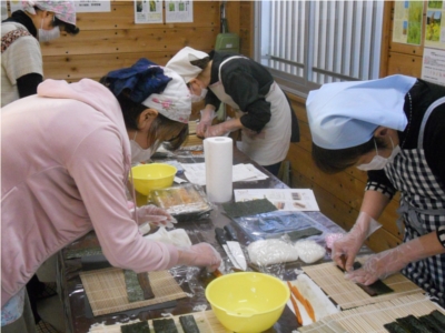 卒業生の祭り寿司