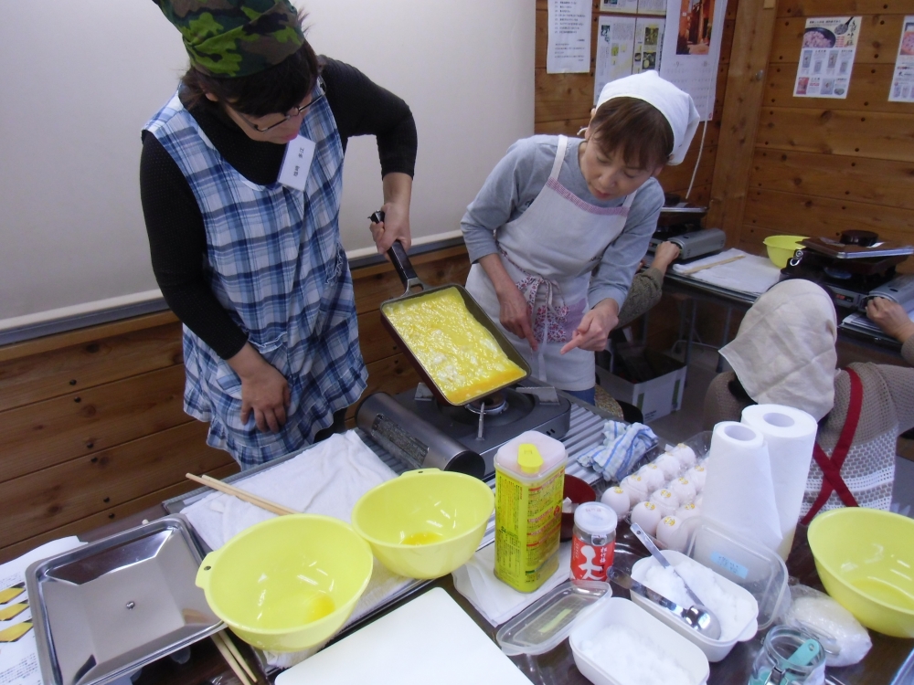 厚焼き玉子を焼く係